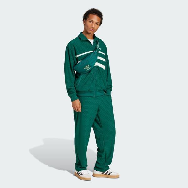 adidas Monogram Track Pants Dark Brown M Mens Product Image