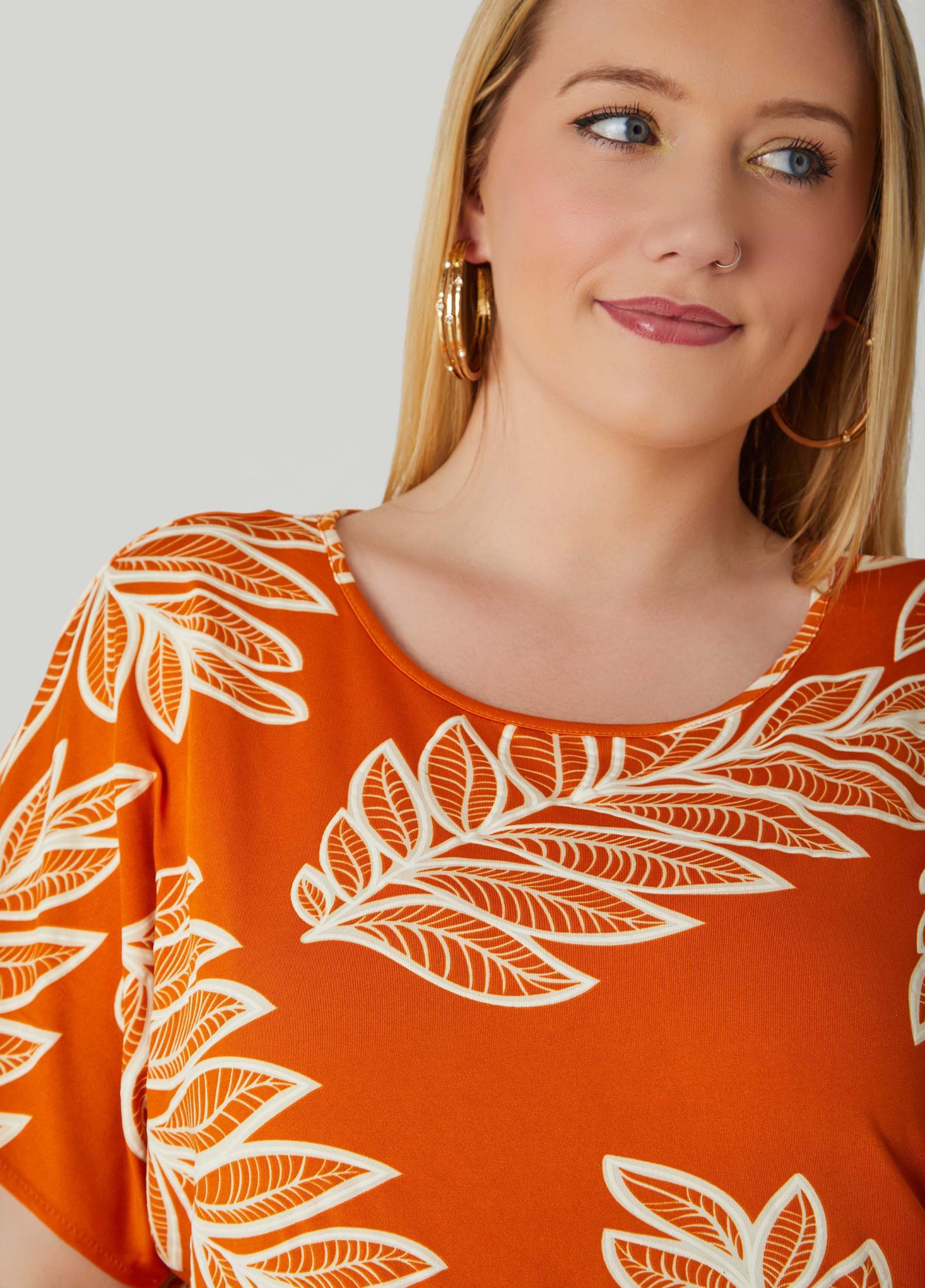 Leaf Print Tee Product Image