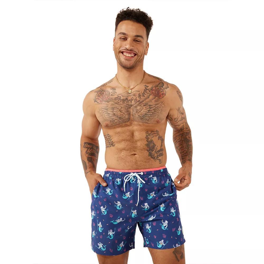 Men's Chubbies 5.5" Swim Trunks, Size: Medium, Blue Rainbow Product Image