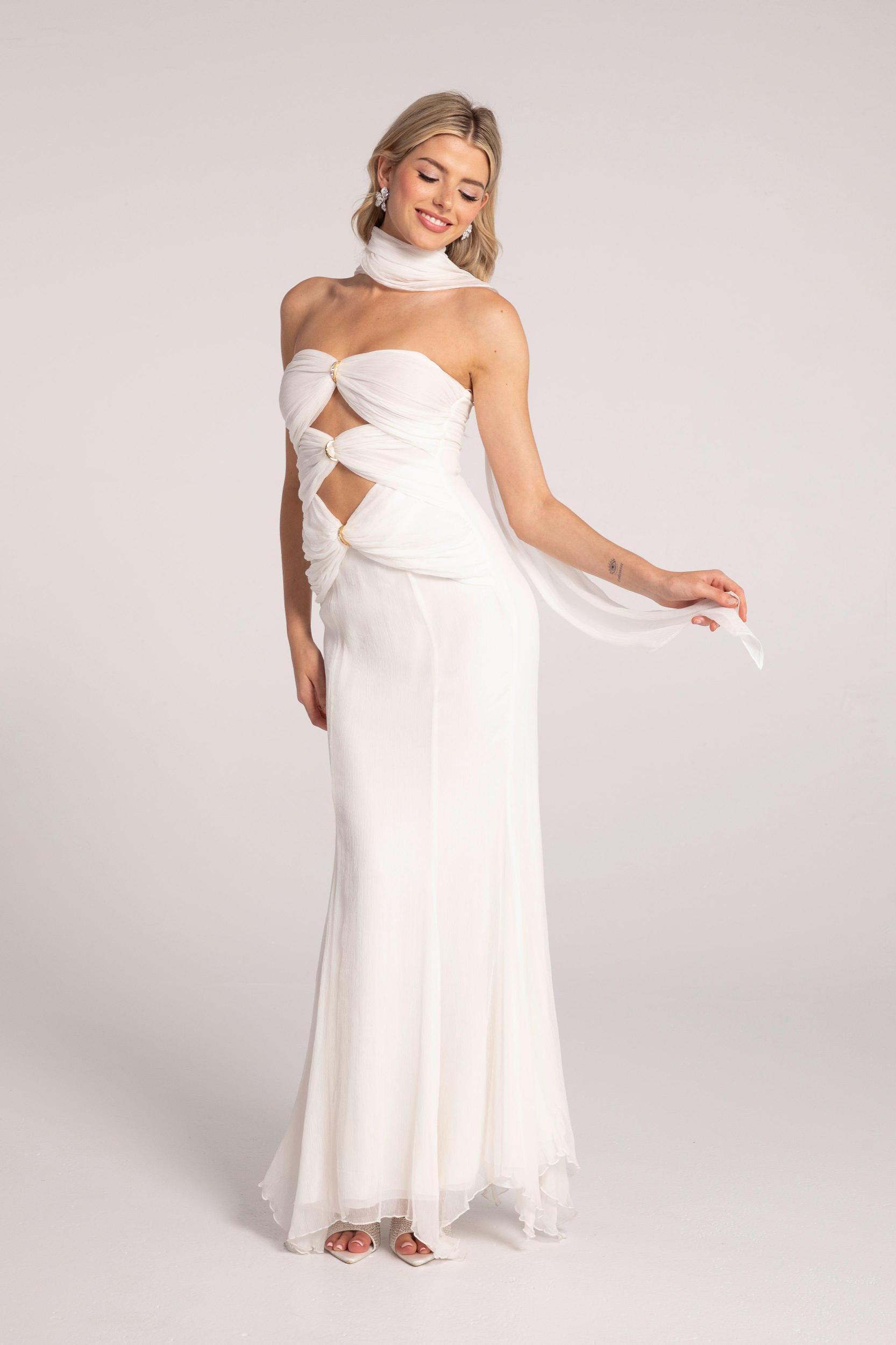 Cassandra Dress (White) Product Image
