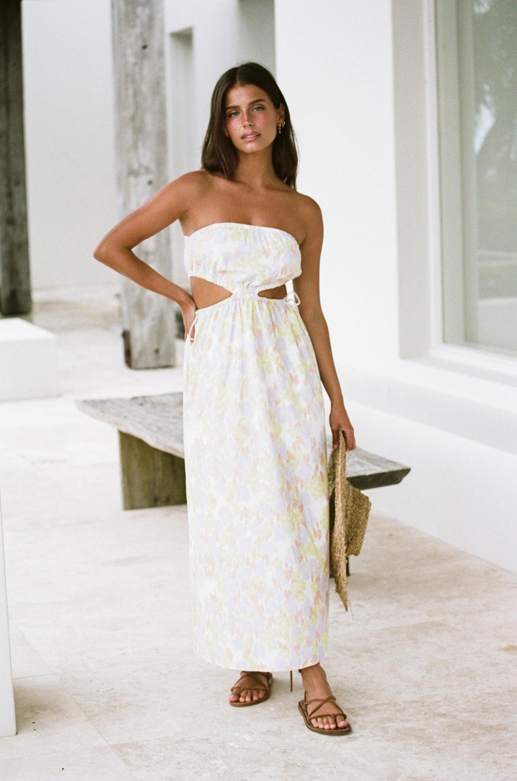 Vella Cutout Midi Dress Product Image