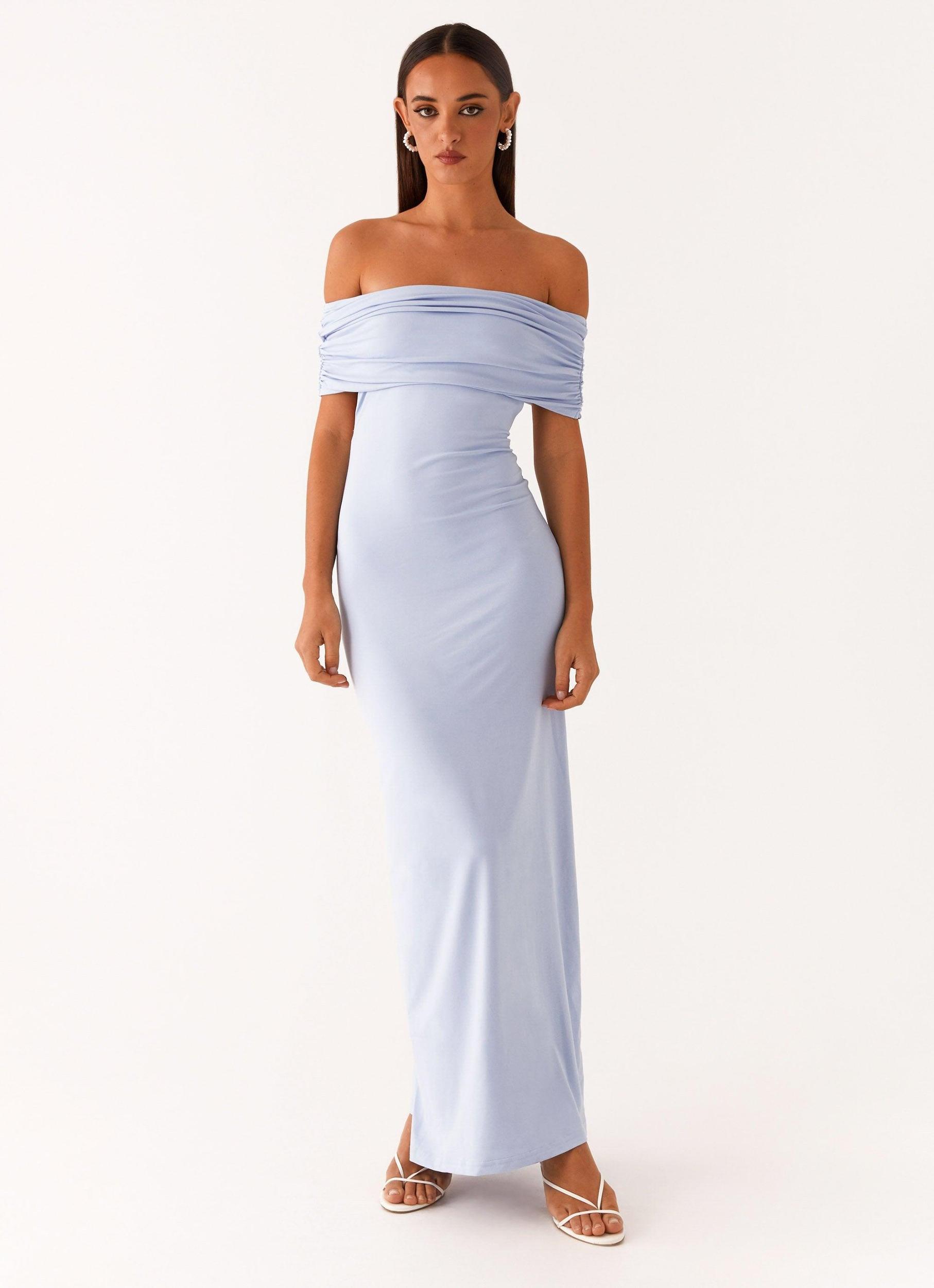 Normani Maxi Dress - Pale Blue Product Image