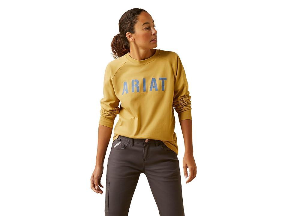 Ariat Rebar Cotton Strong Block T-Shirt (Antelope) Women's T Shirt Product Image