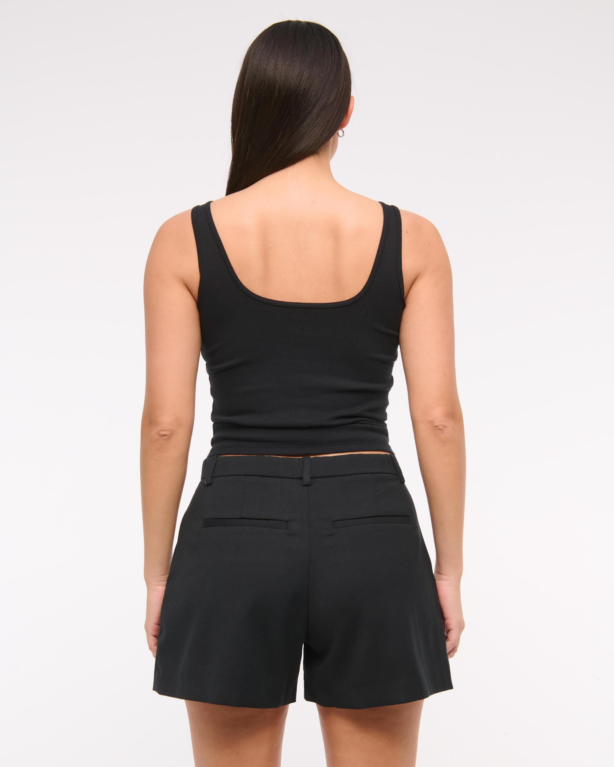 Curve Love A&F Sloane Low Rise Tailored Short Product Image