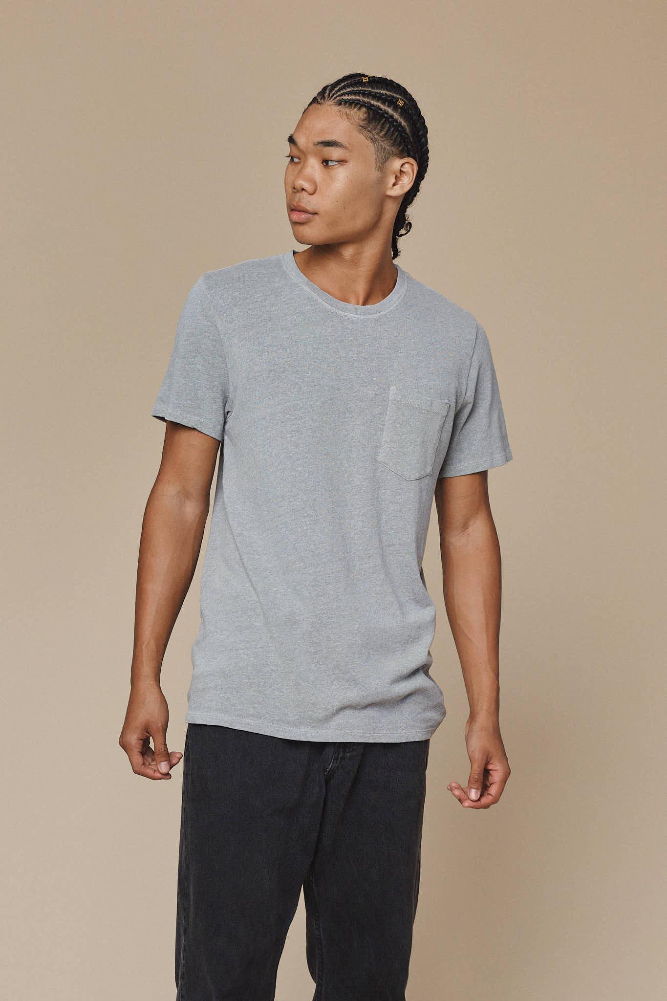 Heathered Baja Pocket Tee Male Product Image