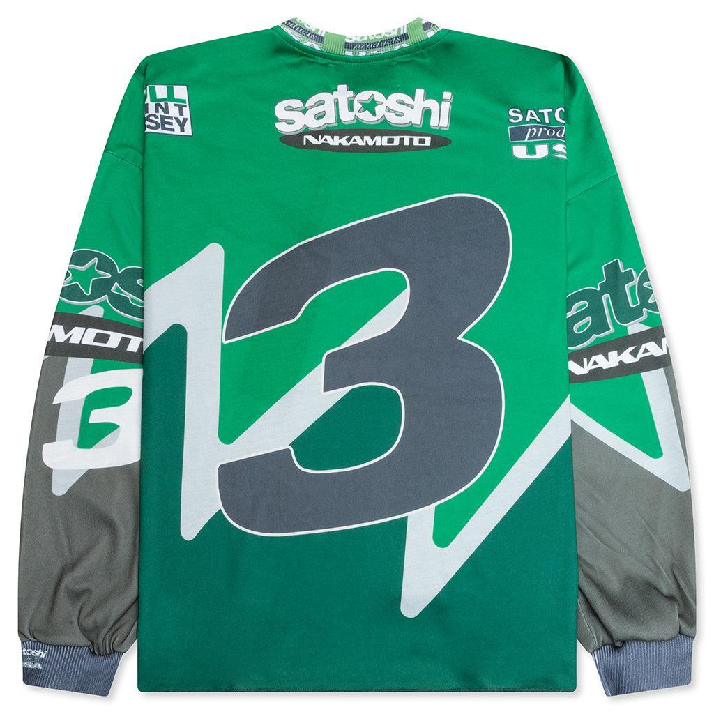 Speedway Longsleeve - Green Male Product Image