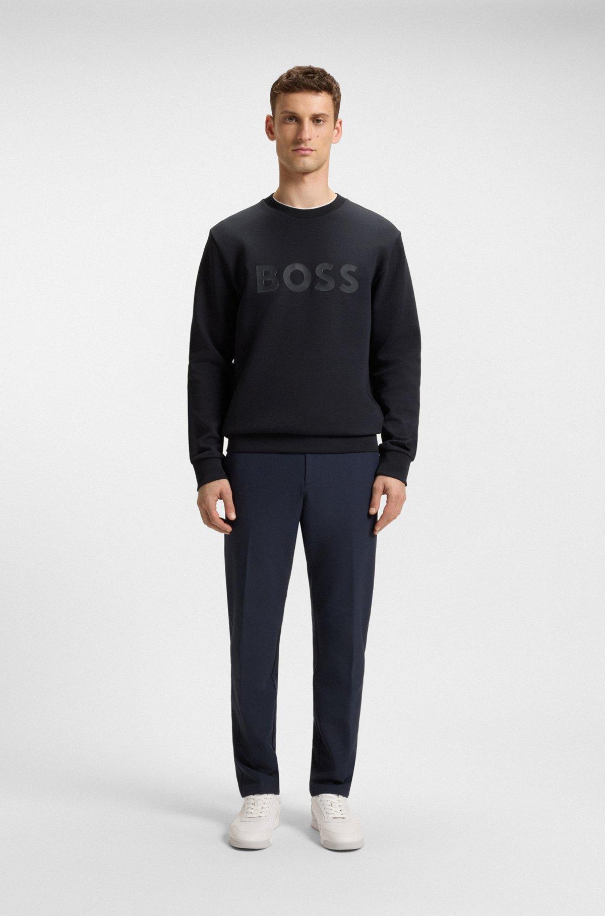 Stretch-cotton sweatshirt with sandwich logo Product Image
