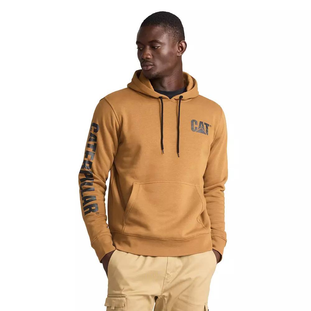 Caterpillar Cat Foundation Trademark Banner Hood Sweatshirt, Men's, Size: XXL, Bronze Product Image