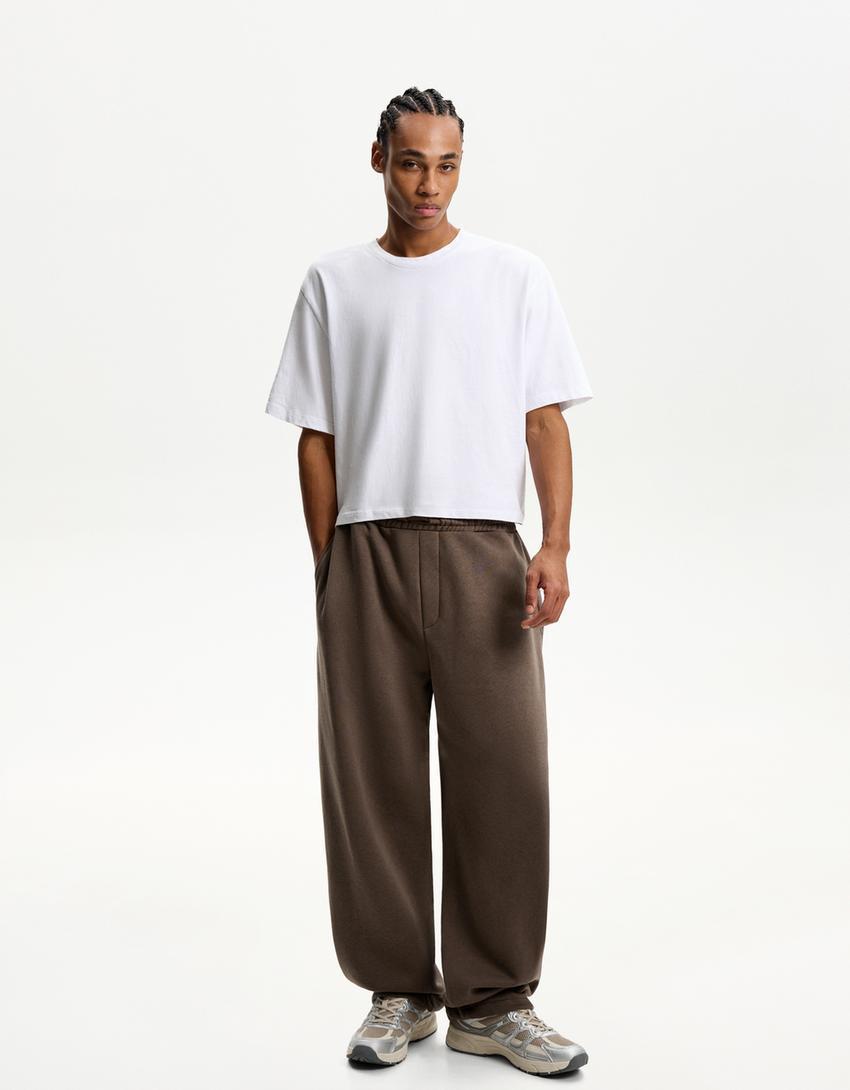Plush balloon fit pants Product Image