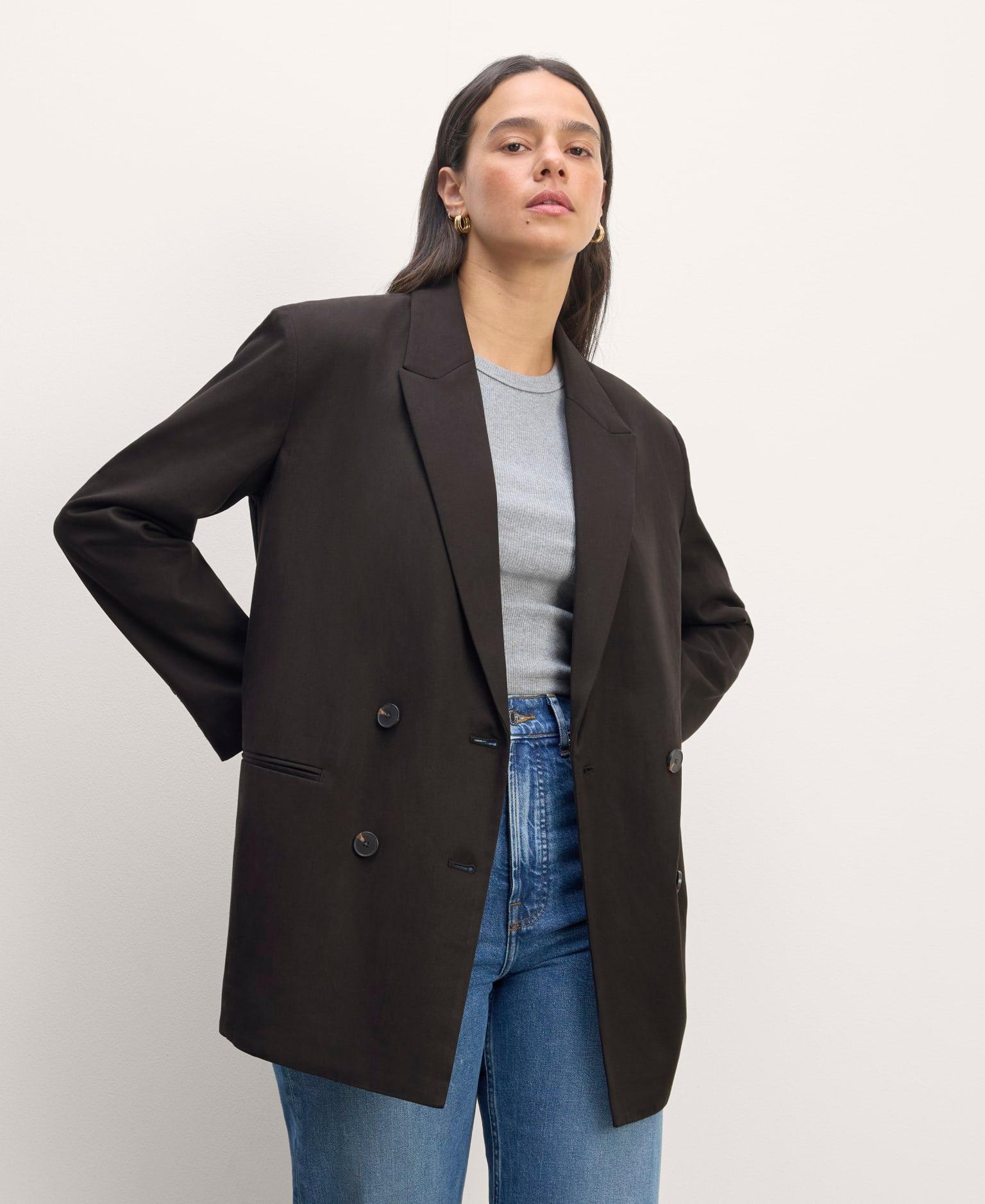 Womens Double-Breasted Blazer in Buttersmooth by Everlane Product Image