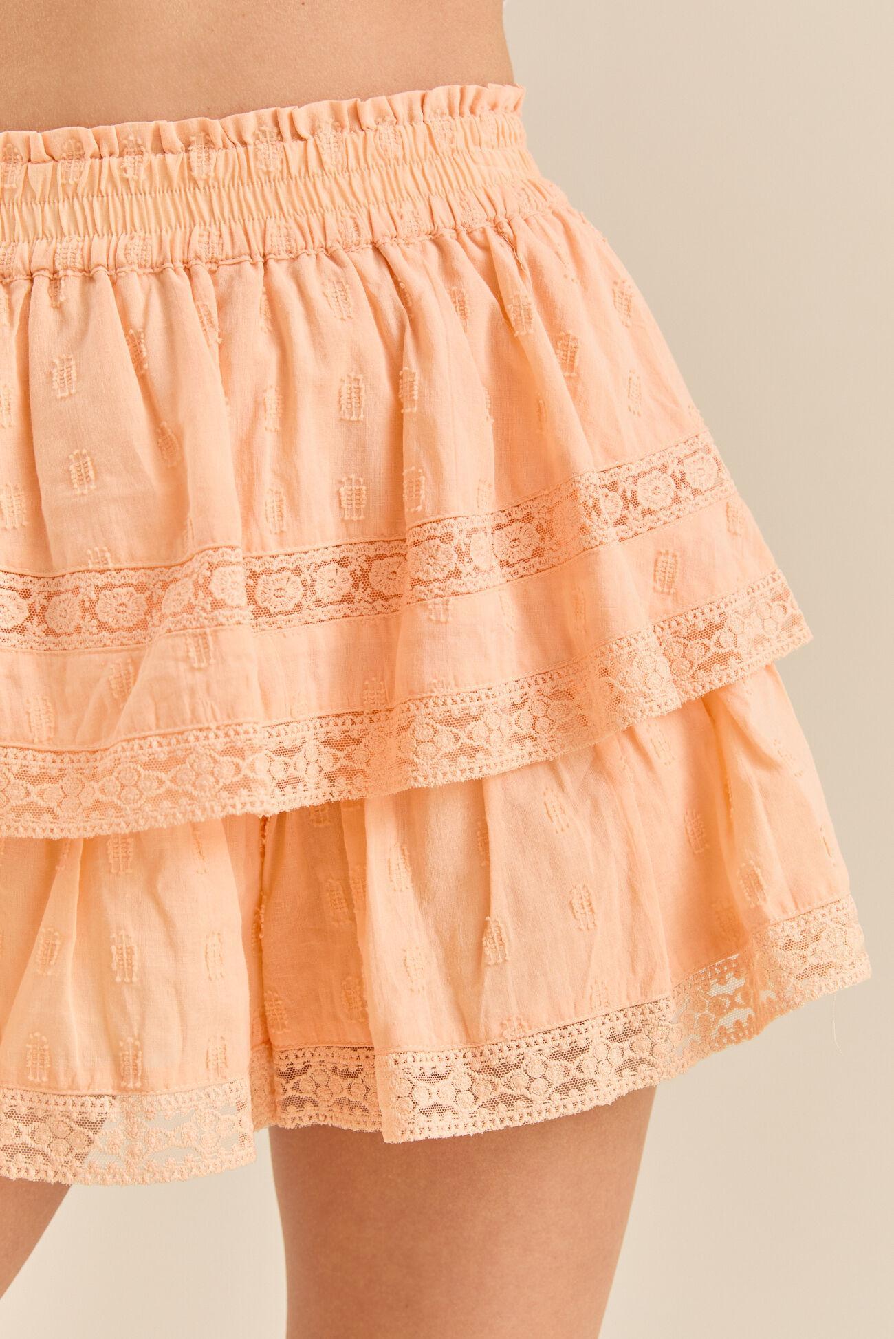 Raleigh Layered Lace Shorts Product Image