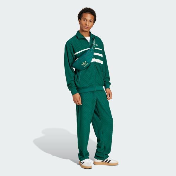 adidas Monogram Track Top Dark Brown XS Mens Product Image