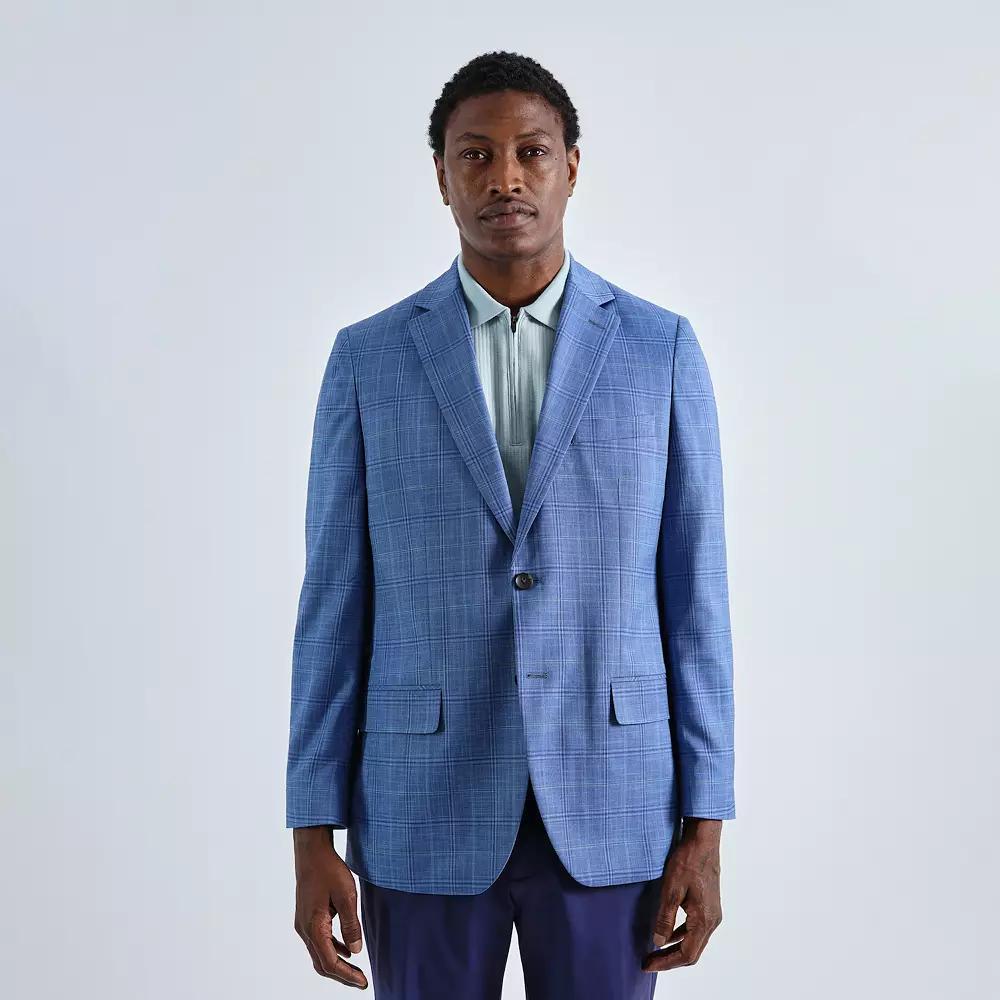 Men's J.M. Haggar™ Premium Tailored-Fit Sport Coat, Size: 42 Short, Cadet Blue Product Image