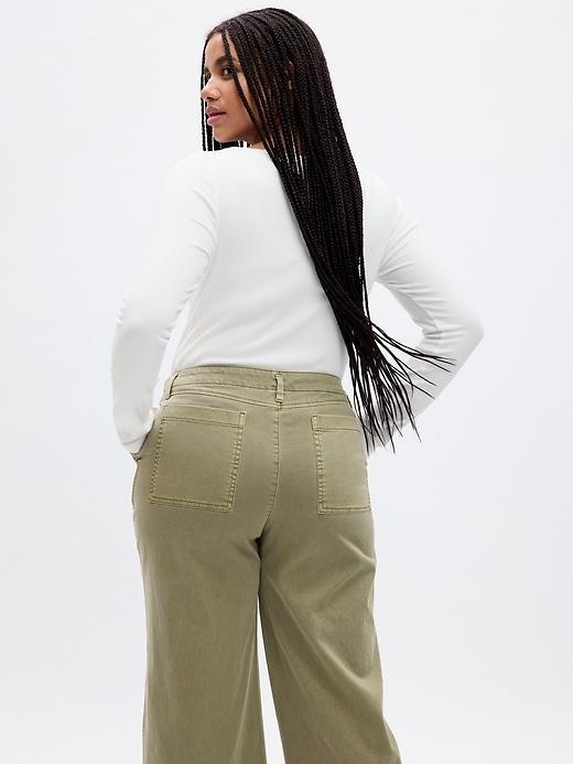 Linen-Blend Boatneck T-Shirt Product Image