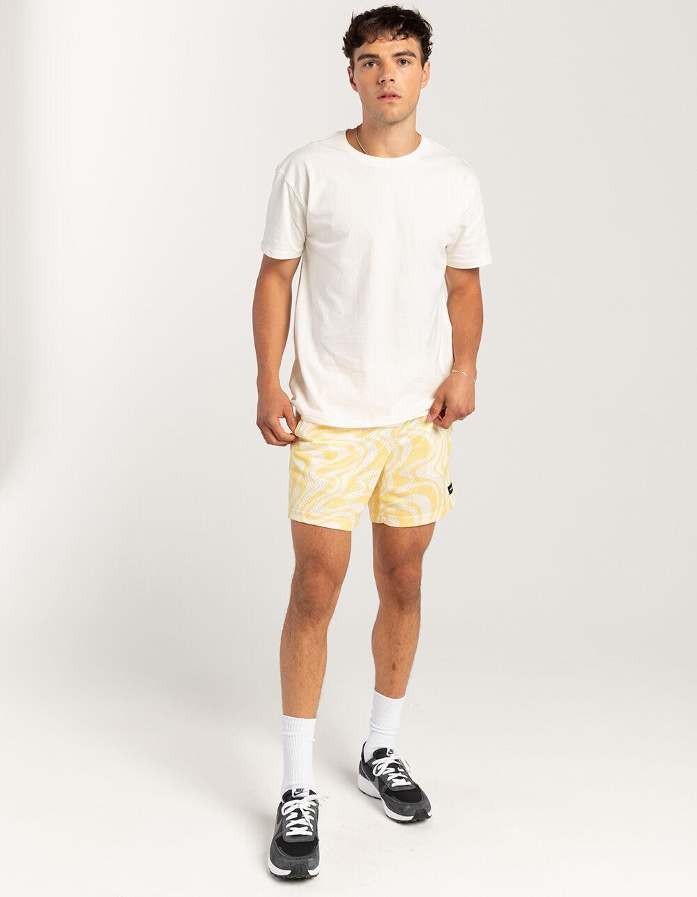 RSQ Mens 6" Mesh Shorts - RED COMBO Product Image