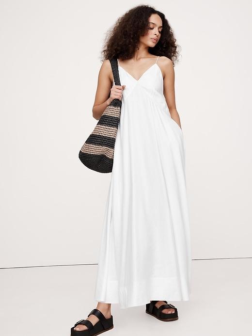 Viscose-Linen Maxi Dress Product Image