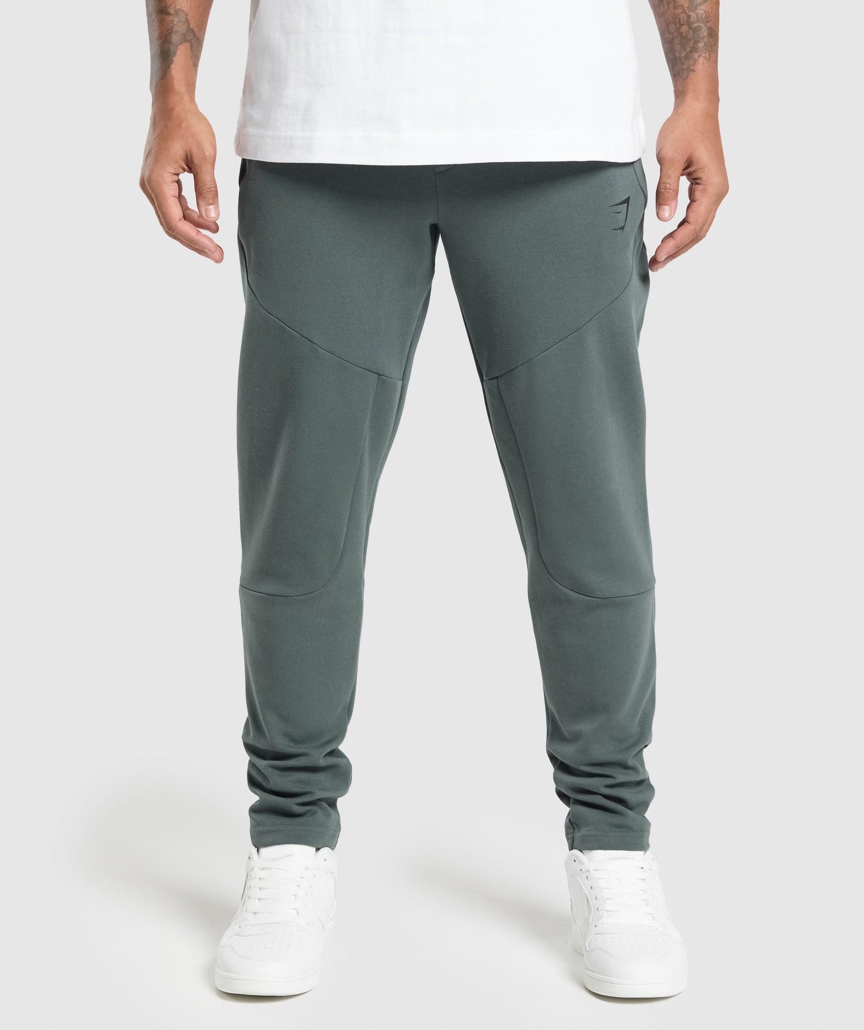 Gymshark Interlock Tech Joggers - Slate Teal Male Product Image
