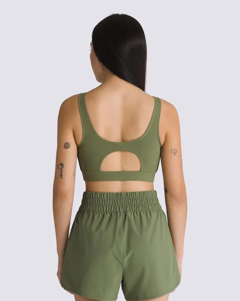Drop V Ribbed Bralette Product Image