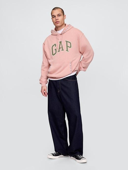 VintageSoft Oversized Logo Hoodie Product Image