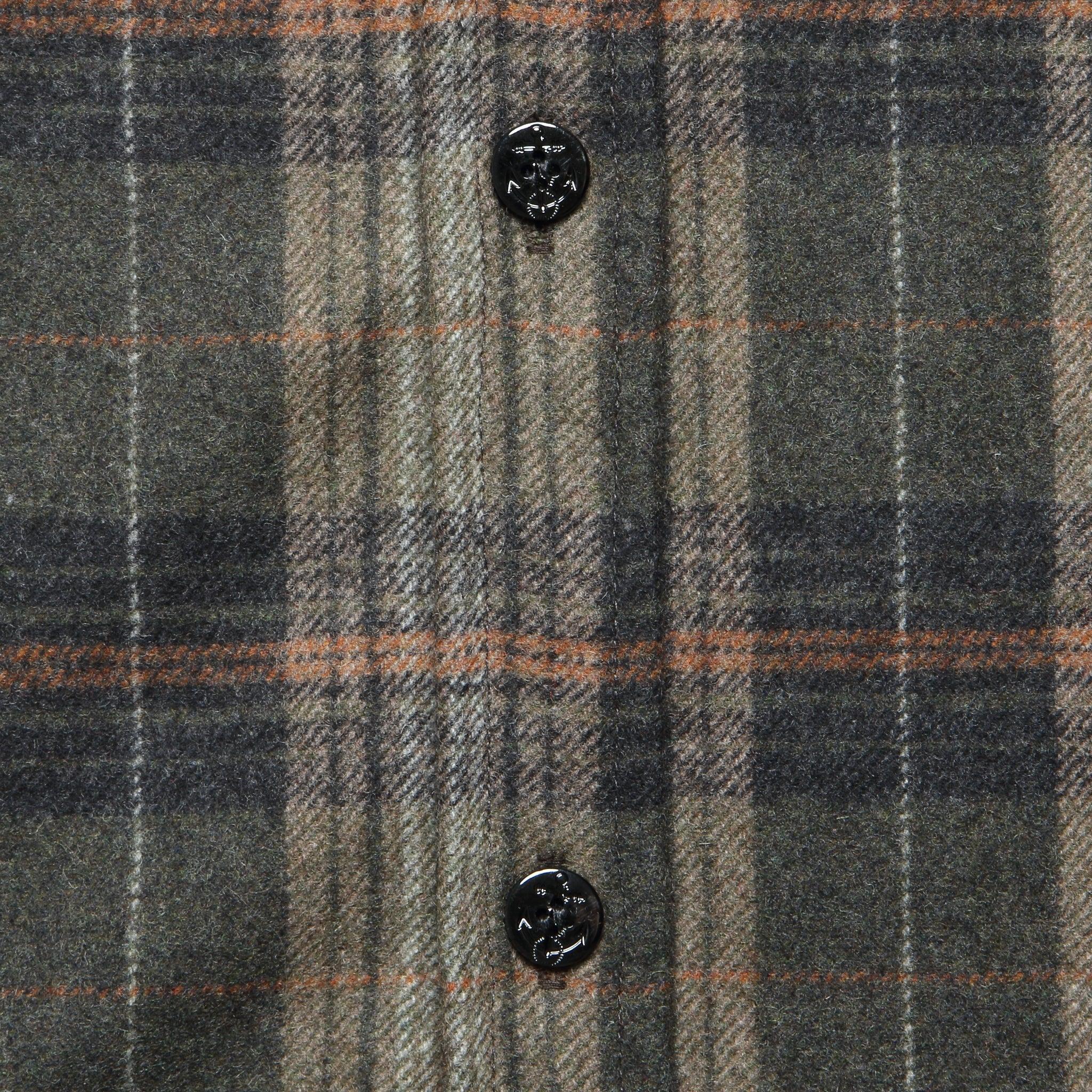CPO Wool Shirt - Olive Plaid Product Image