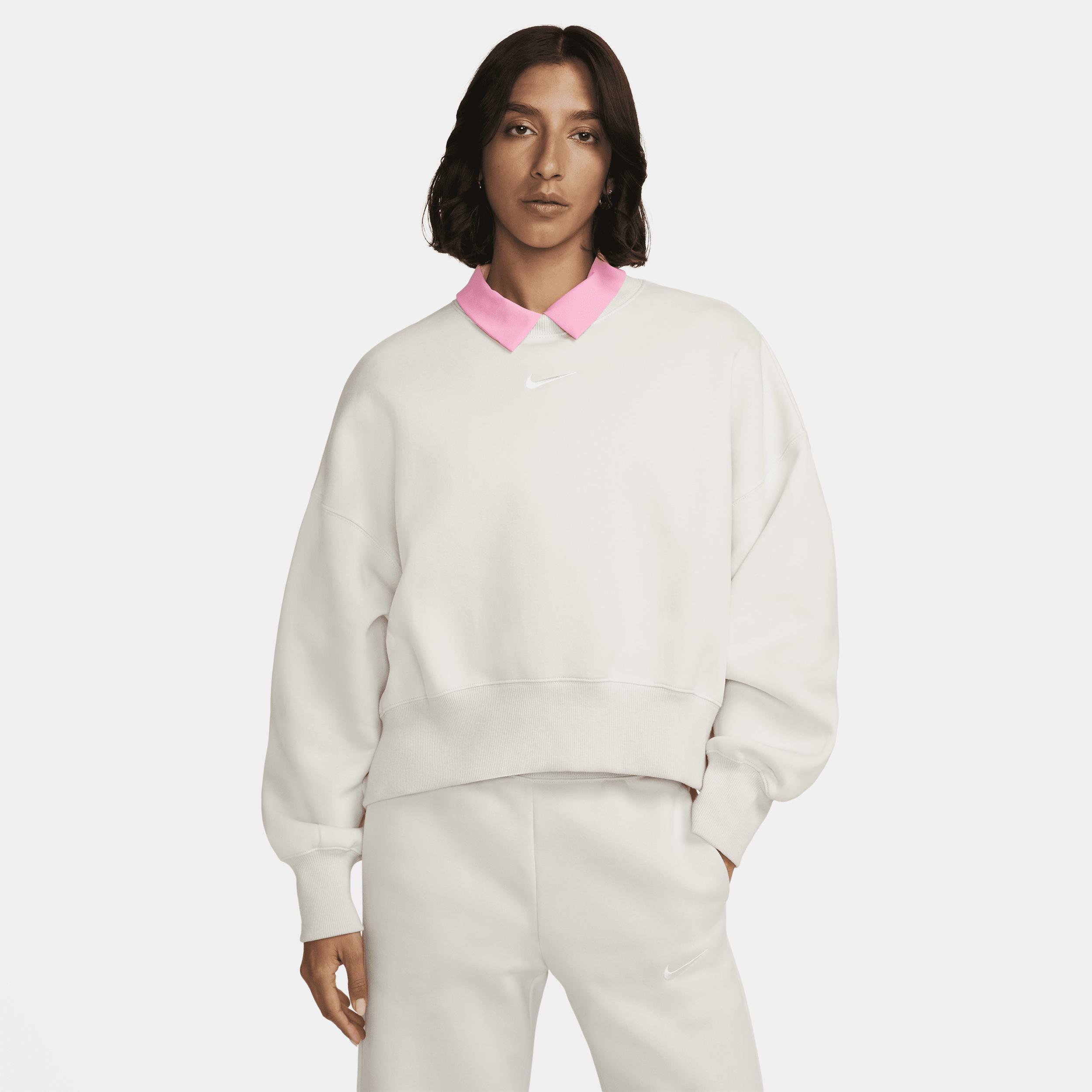 Nike Womens Sportswear Phoenix Fleece Oversized Crewneck Sweatshirt Product Image