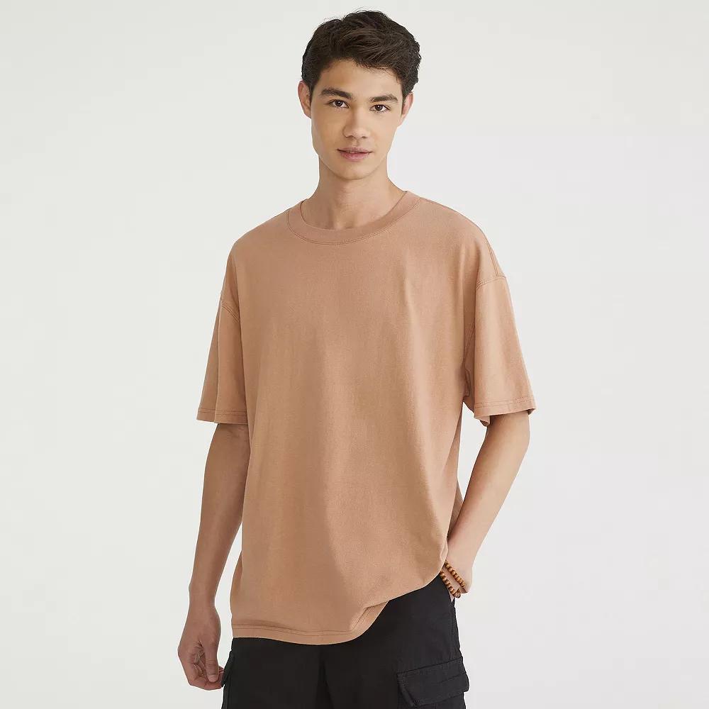 Men's Aeropostale Oversized Tee, Size: Medium, Washed Blue Product Image