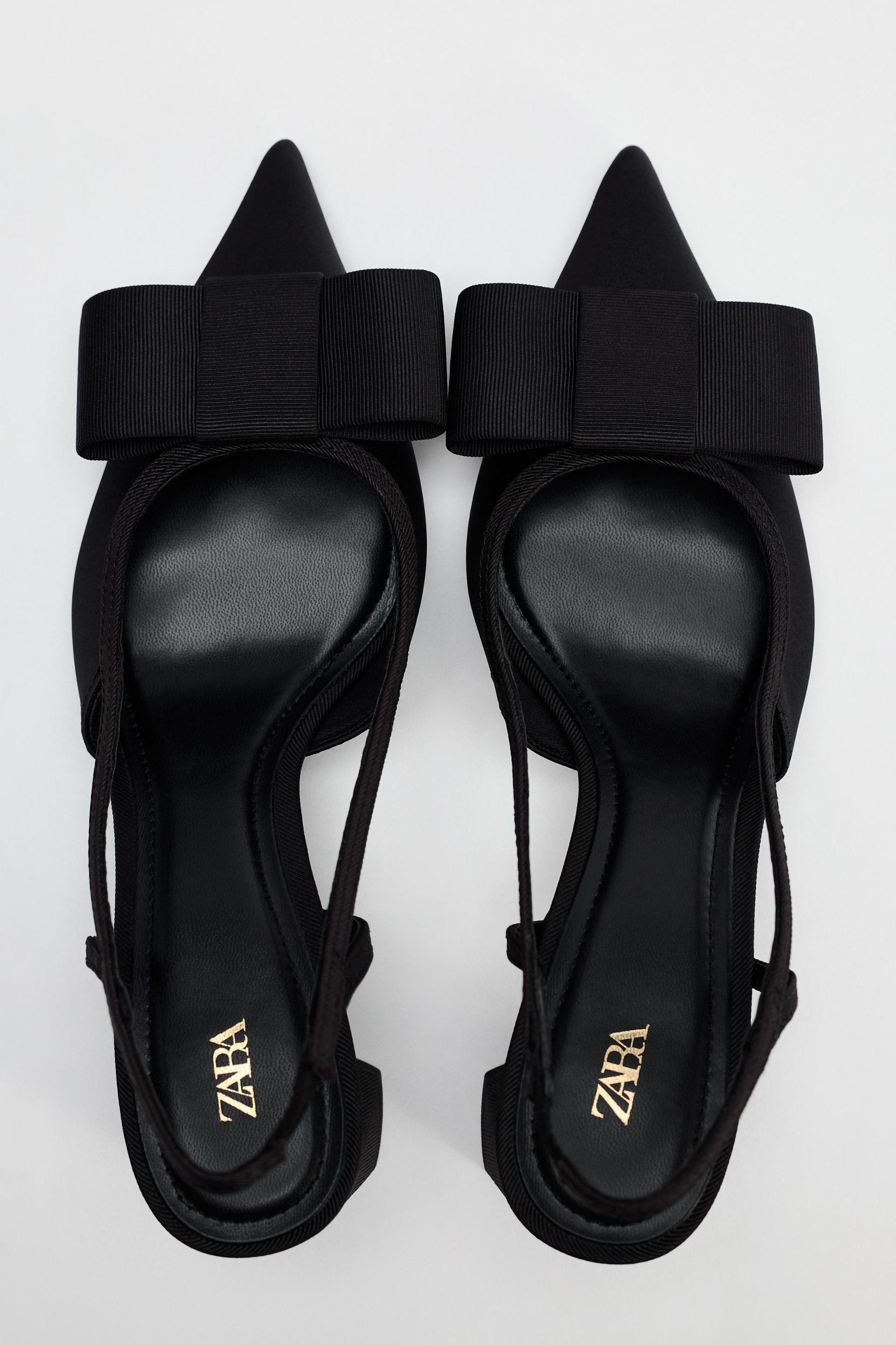 SLINGBACK HEELS WITH BOW Product Image