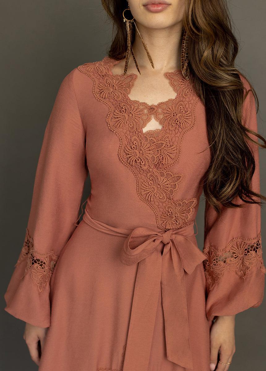 Felicite Dress in Roseclay Female Product Image