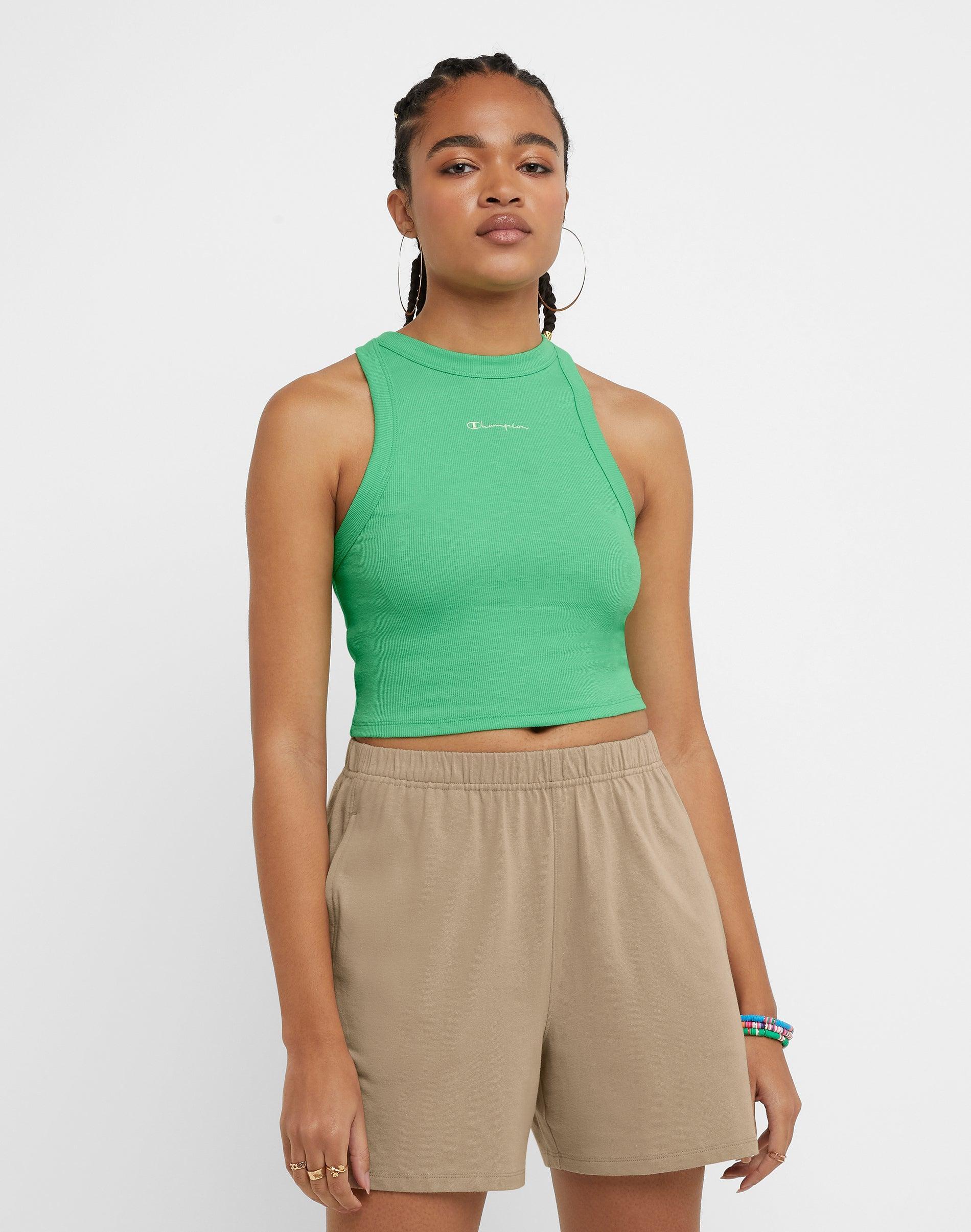 Champion Fitted Rib Tank (Happy Spring ) Women's Clothing Product Image