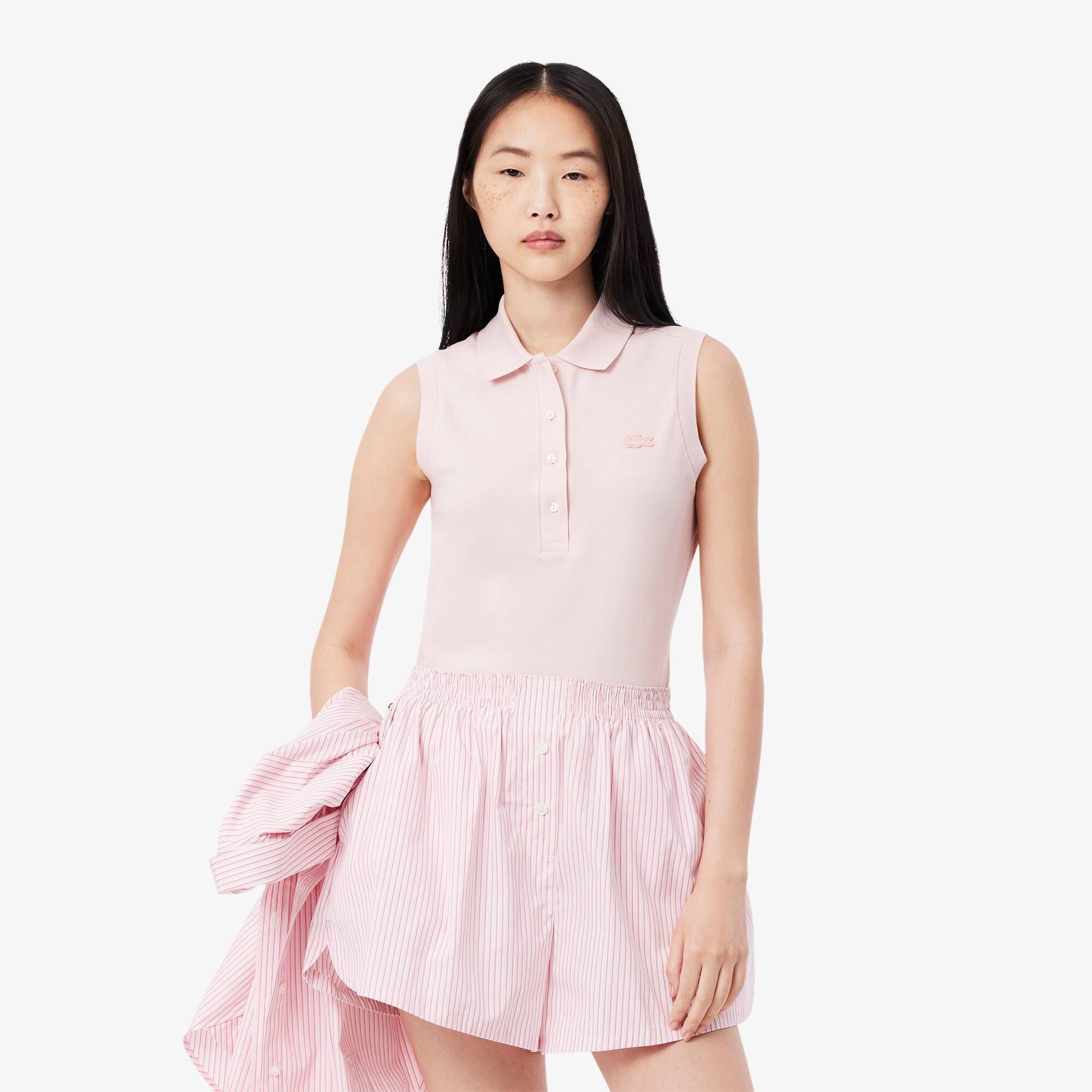 Women's Slim Fit L.12.D Sleeveless Stretch Polo Product Image