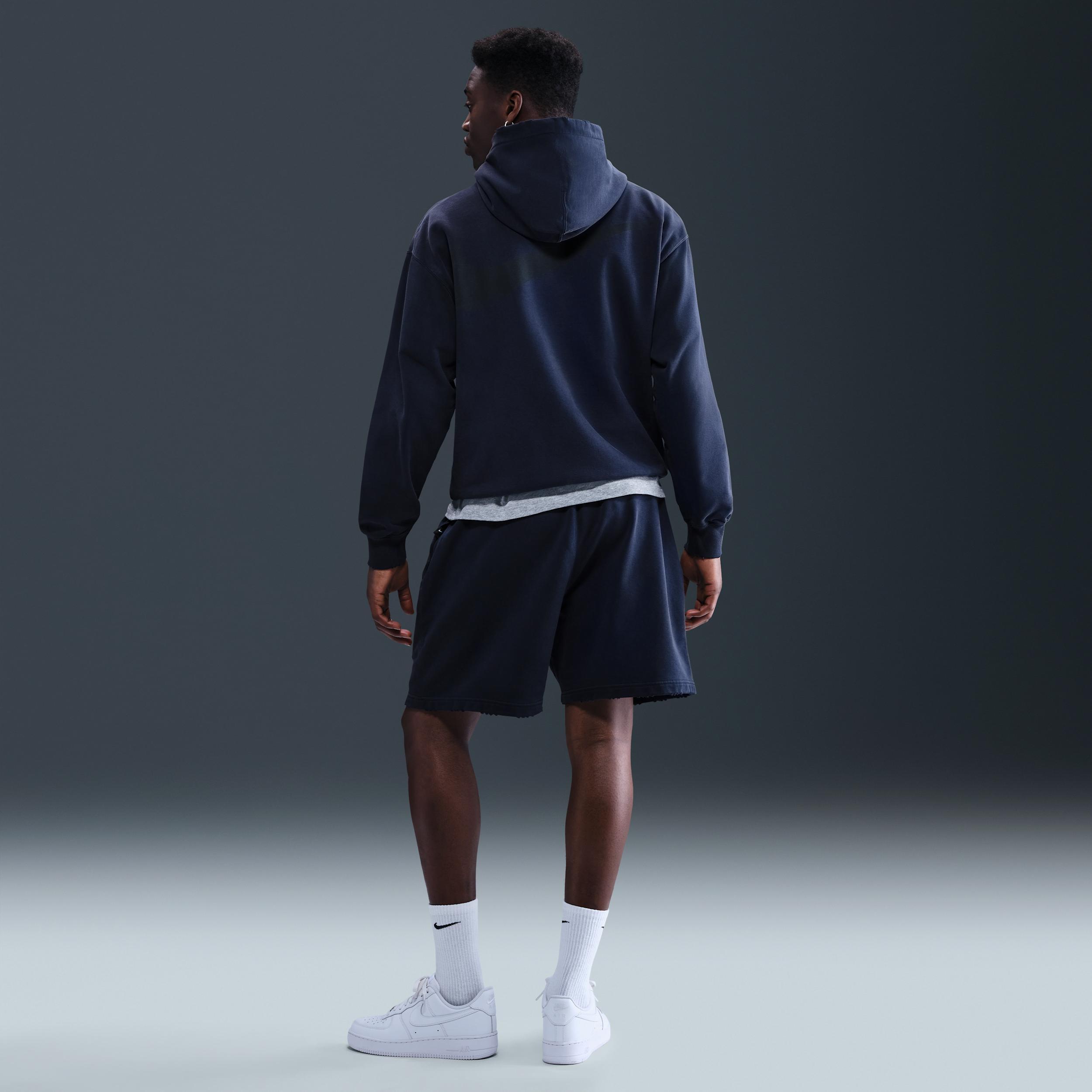 Nike Men's Solo Swoosh French Terry Pullover Hoodie Product Image