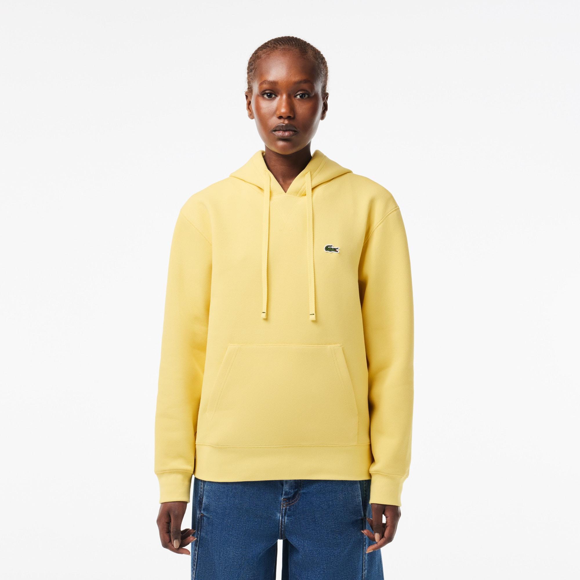 Relaxed Fit Piqué Hoodie Product Image