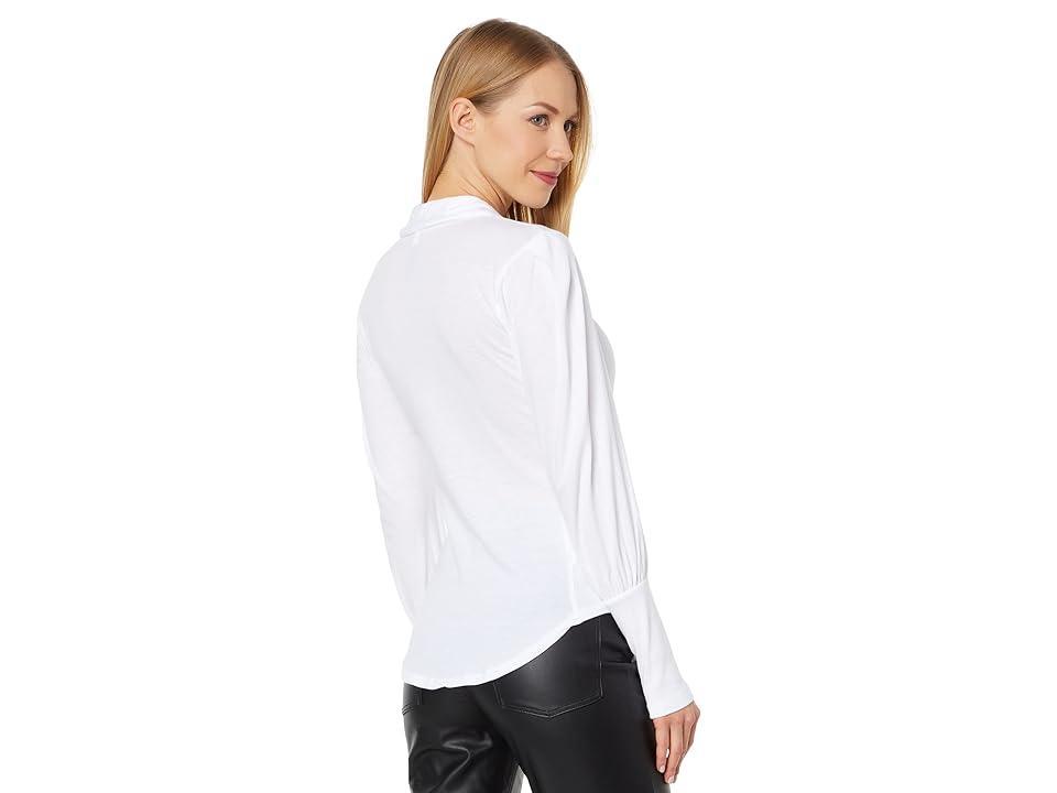 bobi Los Angeles Bishop Sleeve Button-Up Women's Clothing Product Image