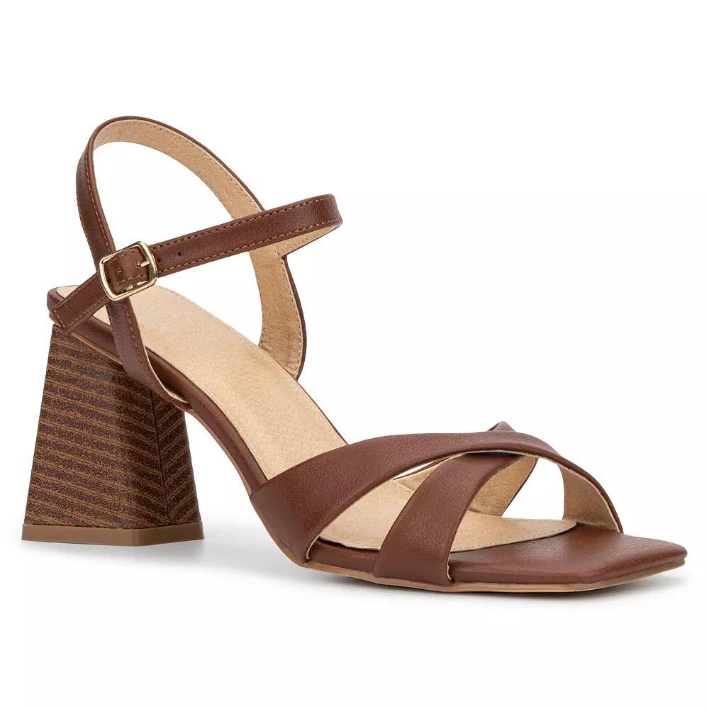 New York & Company Kathie Womens Block Heel Dress Sandals Product Image