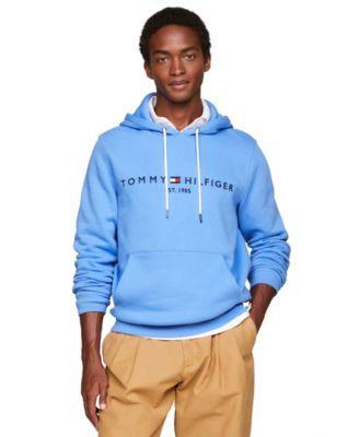 Men's Tommy Hilfiger Embroidered Logo Hoodie, Size: Small, Captain Product Image