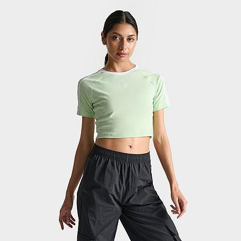 adidas Originals Crop Baby Tee in Black at Nordstrom, Size X-Small Product Image