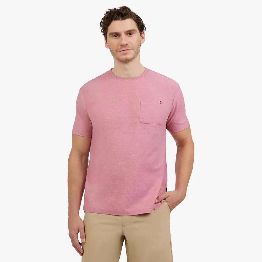 Men's Quiksilver Short Sleeve Slub Pocket tee, Size: XL, Dusty Pink Product Image