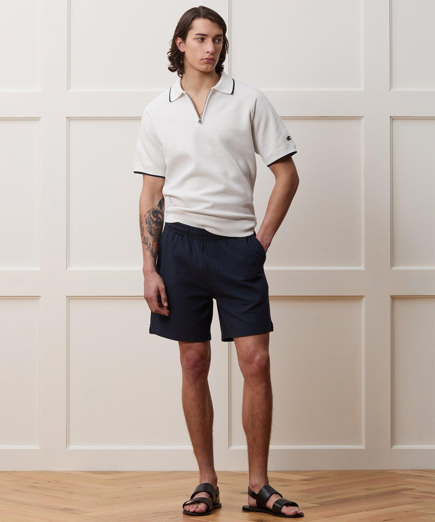 Champion Fleece Quarter-Zip Polo Product Image