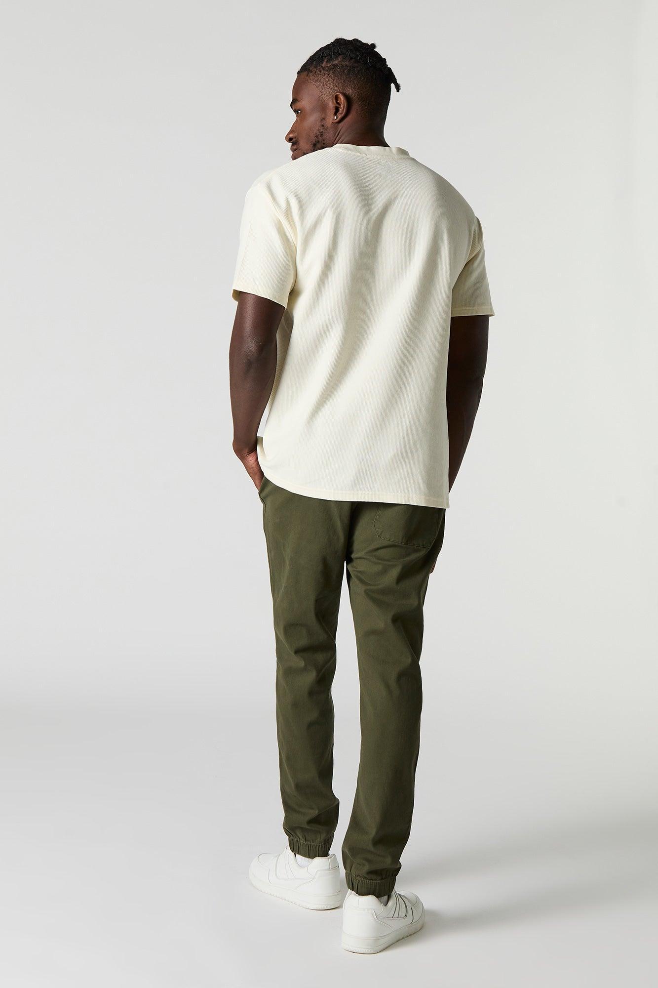 Solid Slim Fit Jogger Male Product Image
