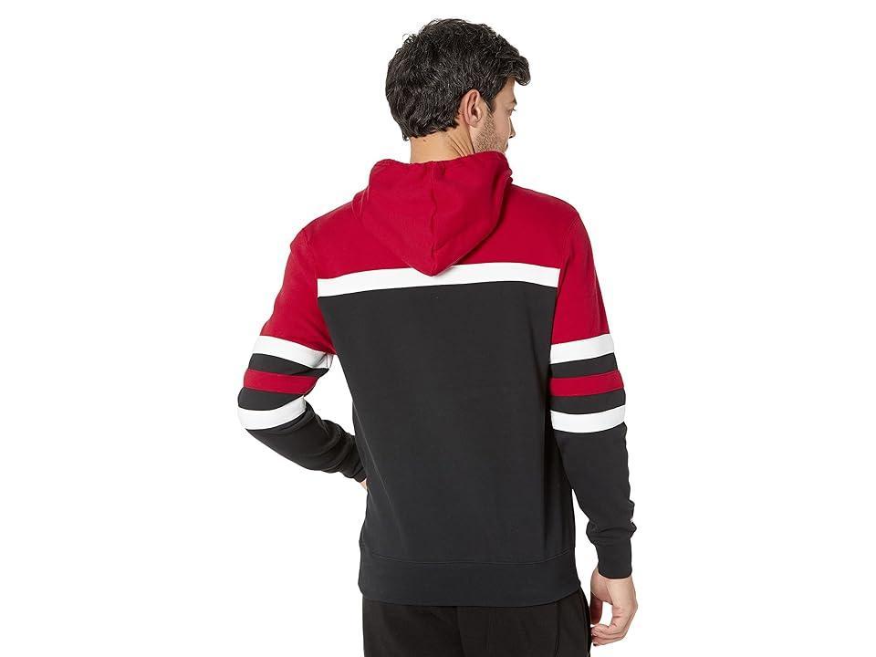 Mens Mitchell & Ness /Black Miami Heat Head Coach Pullover Hoodie Product Image