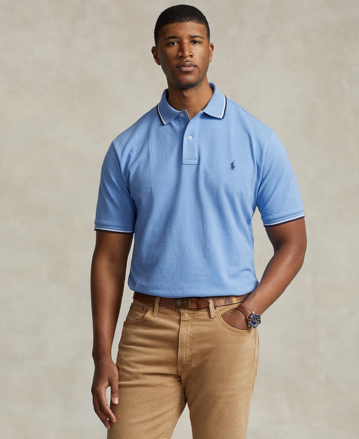 Polo Ralph Lauren Big & Tall Big Tall Mesh Polo Shirt (RL 2000 /C7996) Men's Clothing Product Image