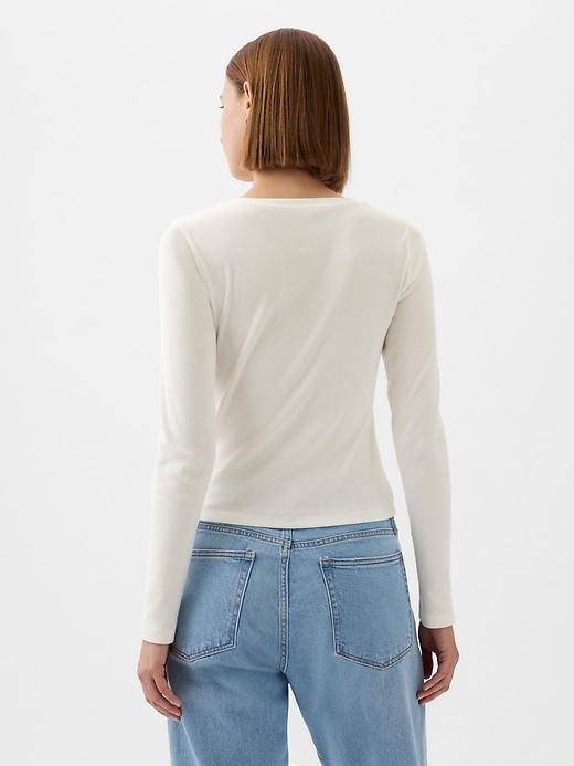 Modern Rib Cropped T-Shirt Product Image