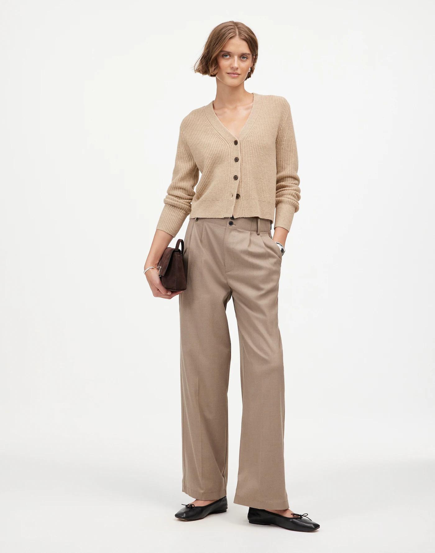 SoftWool Button-Front Cardigan Product Image