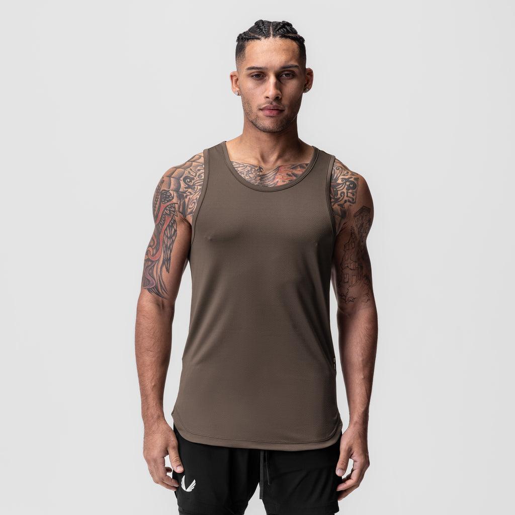 0830. AeroSilver® Tank Top - Olive Product Image