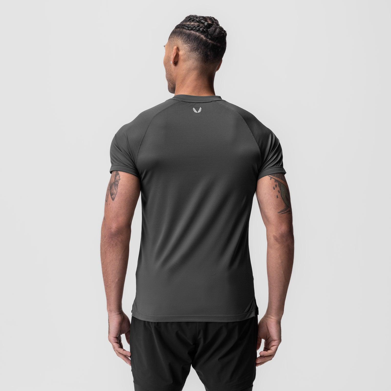 0918. AeroSilver® Fitted Tee - Deep Taupe Product Image