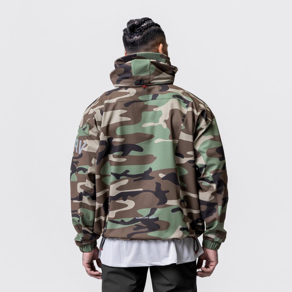 0717. Weather-Ready Anorak Jacket  - Woodland Camo Product Image