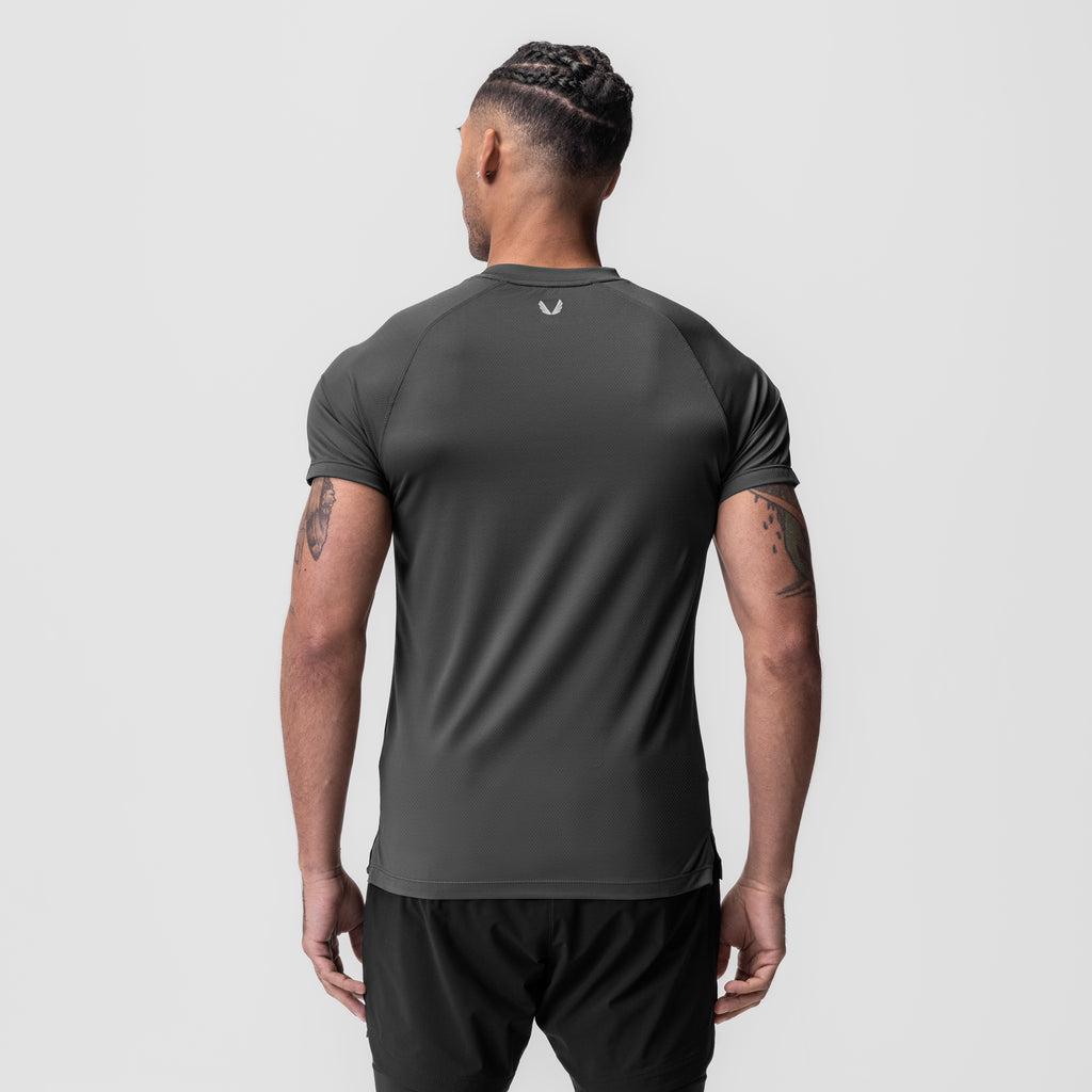 0918. AeroSilver® Fitted Tee - Deep Taupe Product Image
