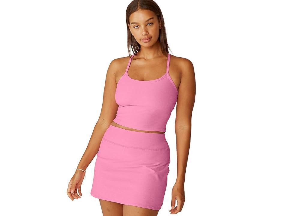 Womens Spacedye Racerback Crop Tank Product Image