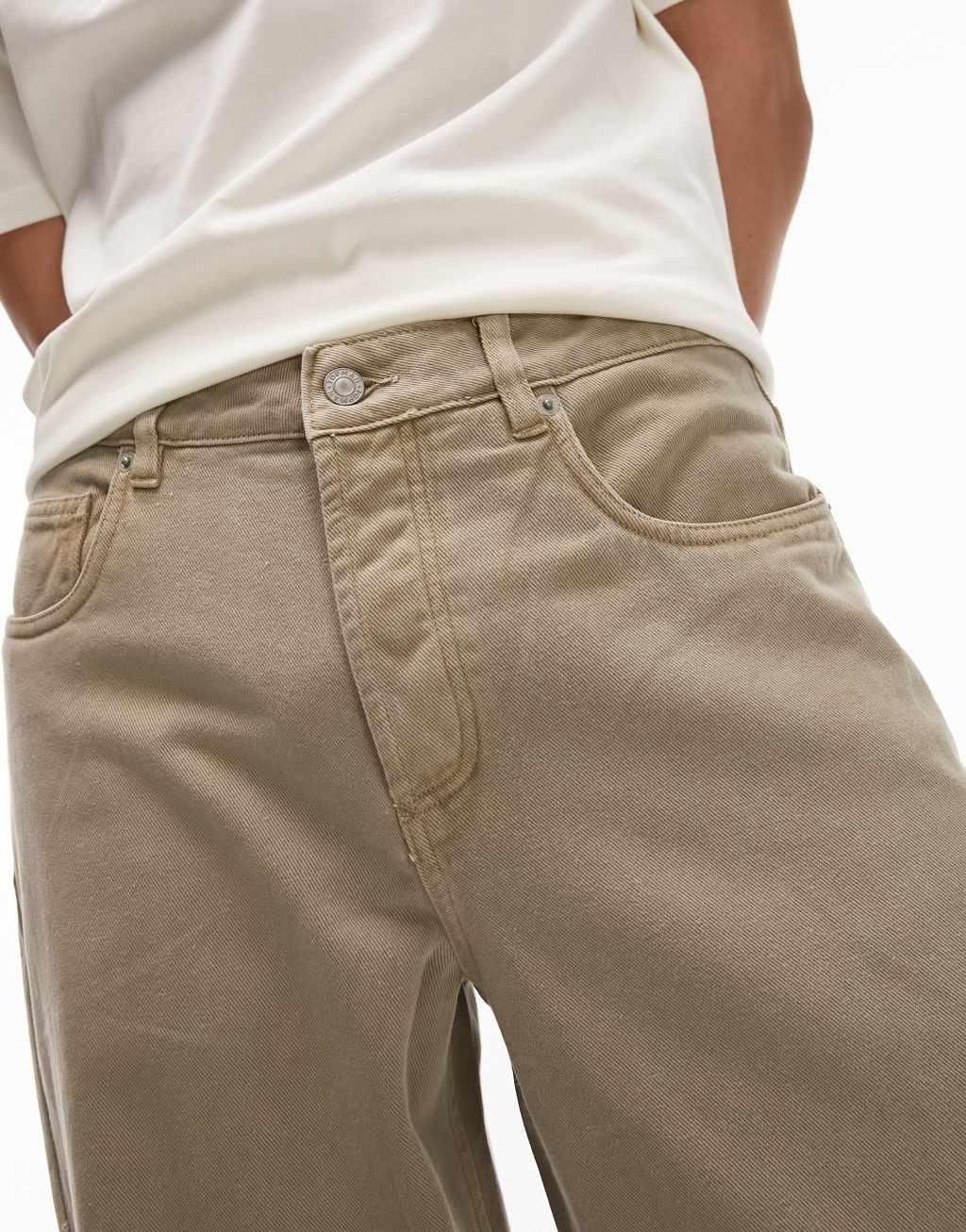 Topman baggy jeans in black Product Image