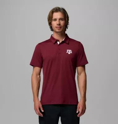 Columbia Mens Collegiate Tech Trail Polo - Texas A&M- Product Image